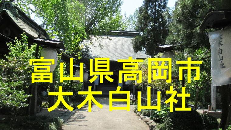 大木白山社のアイキャッチ画像です